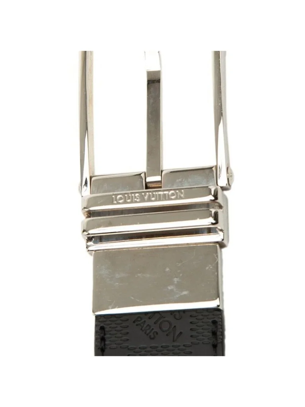 Louis Vuitton Damier Infini Boston Belt 100 40 Black Leather